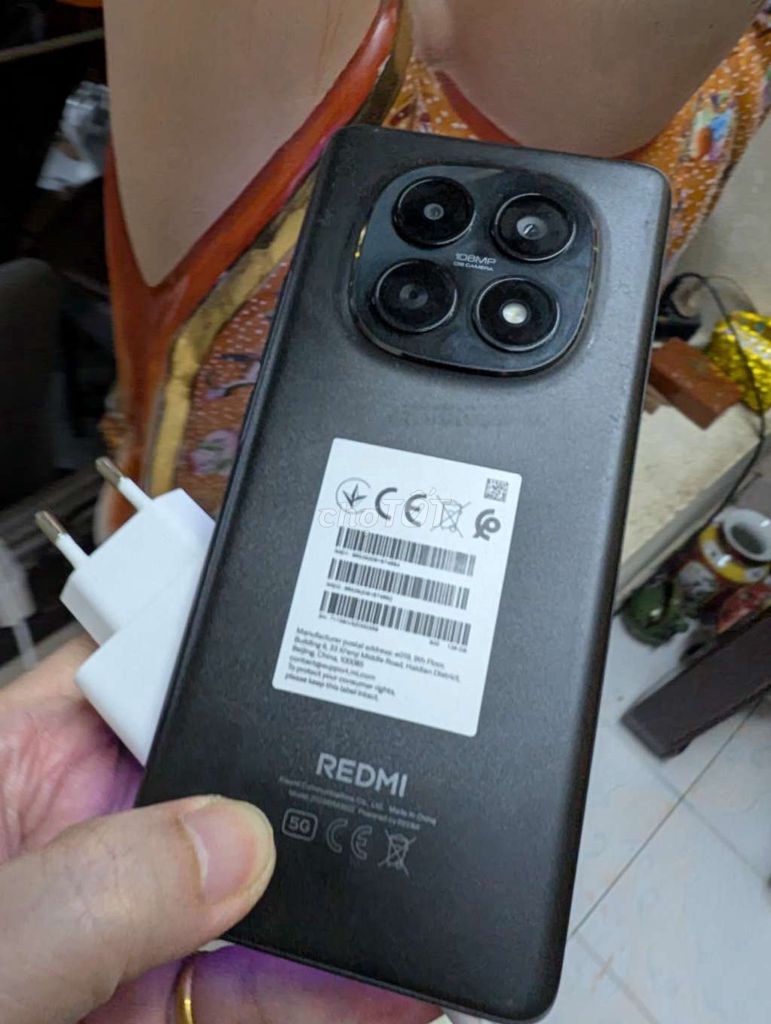 Xiaomi Redmi Note 15 5G 128GB Đen. Mua bán Điện thoại tại Quận Hai Bà Trưng Hà Nội được đăng bởi Mackeno  hình 1