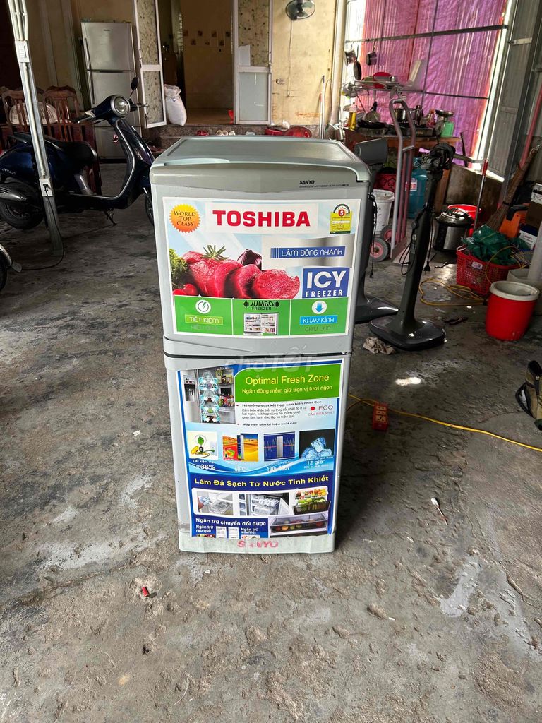 Tủ lạnh Sanyo 120L Xám. Mua bán Tủ lạnh tại Quận Dương Kinh Hải Phòng được đăng bởi Trần Long Vũ hình 1