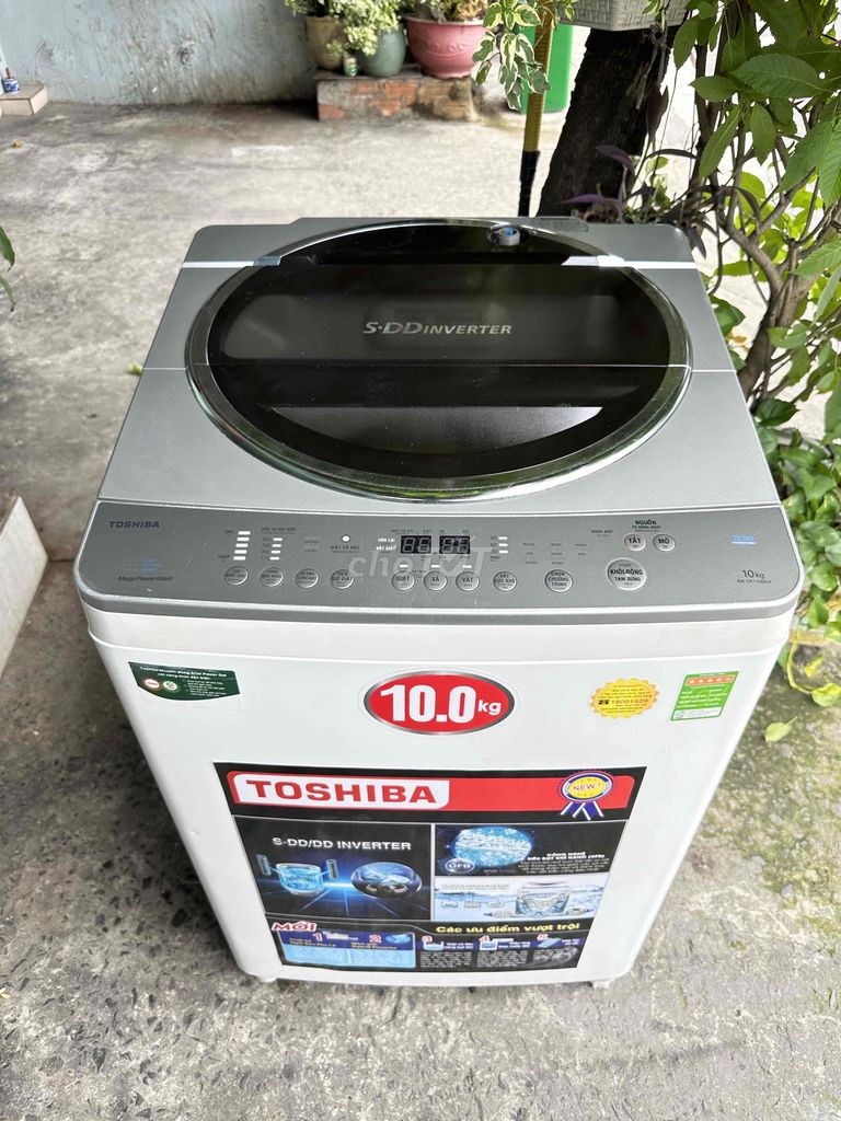 Máy Giặt Toshiba inverter 10kg.giặt êm.vắt khô