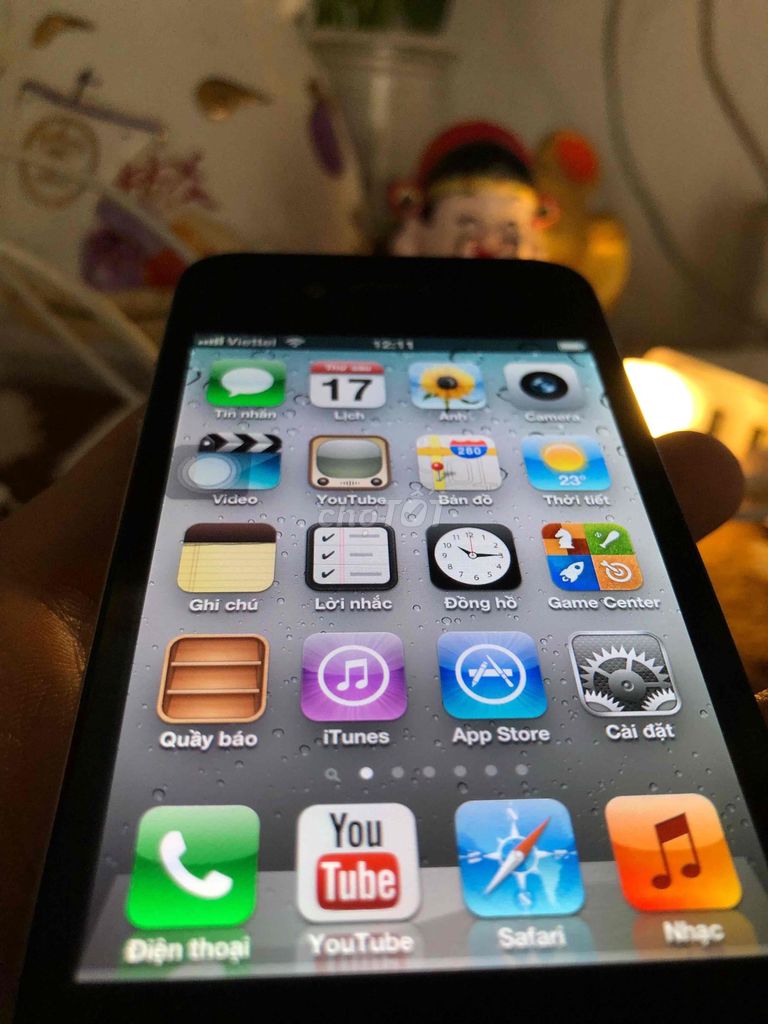 Apple iPhone 4 8-16G Đen. Mua bán Điện thoại tại Thành phố Đà Lạt Lâm Đồng được đăng bởi bong cai da lat hình 1