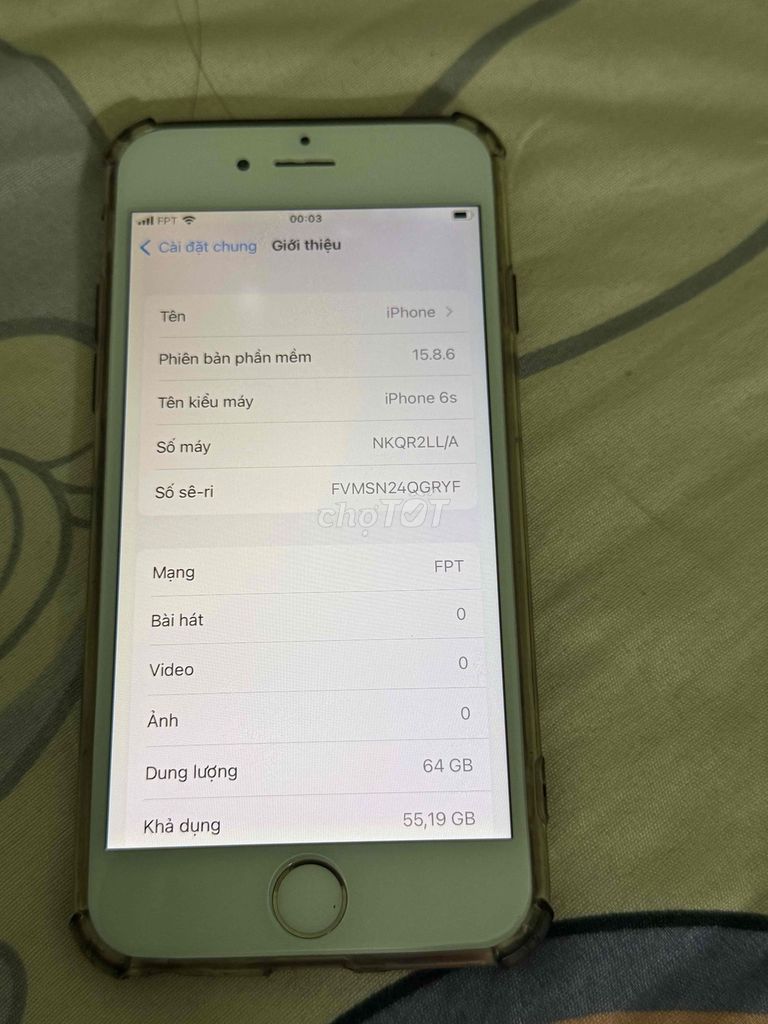 Apple iPhone 6S 64GB Vàng hồng. Mua bán Điện thoại tại Thành phố Phủ Lý Hà Nam được đăng bởi Hải Đăng hình 1