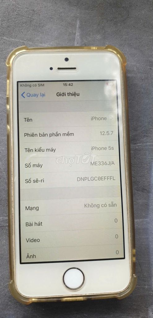 iPhone 5s Trắng Thích Hợp Cho Anh Em Chữa Cháy. Mua bán Điện thoại tại Huyện Hóc Môn Tp Hồ Chí Minh được đăng bởi Hoang Minh hình 2