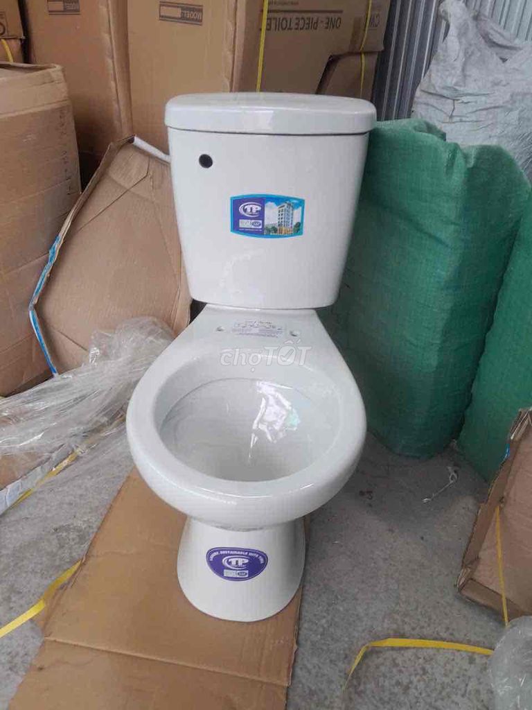 Bồn cầu Sứ Trắng. Mua bán Thiết bị vệ sinh, nhà tắm tại Quận Cái Răng Cần Thơ được đăng bởi NPP Vật tư xây dựng  hình 1