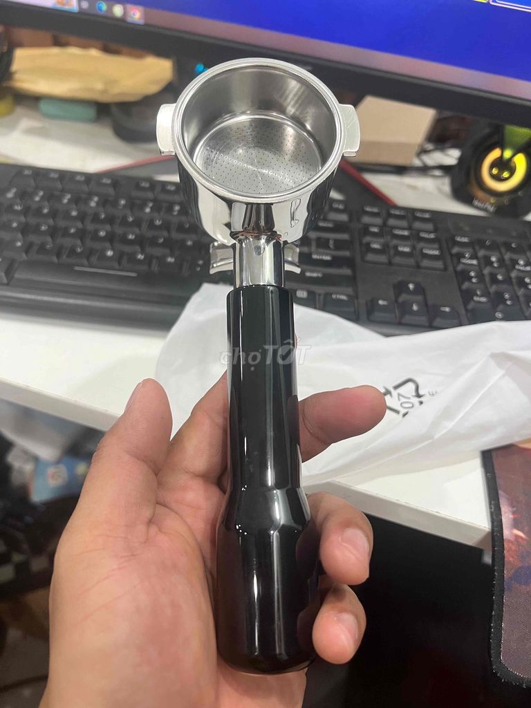 Tay cầm máy pha cà phê Cartan 51mm và  máy vệ sinh. Mua bán Dụng cụ nhà bếp tại Quận Liên Chiểu Đà Nẵng được đăng bởi Thanh Lý  hình 1