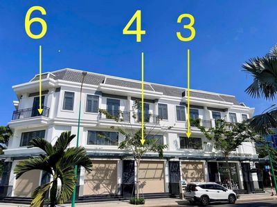 SHOPHOUSE 1 TRỆT 2 LẦU, MẶT TIỀN ĐƯỜNG LỚN Ở VÀ KINH DOANH THUẬN LỢI