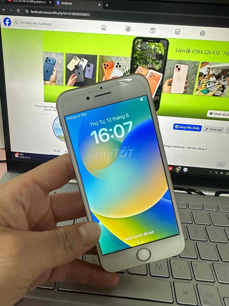 Apple iPhone 8 64GB Vàng hồng Like New. Mua bán Điện thoại tại Quận Ngũ Hành Sơn Đà Nẵng được đăng bởi Tài Ngô hình 1