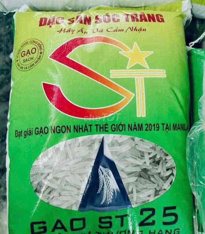 Gạo ST25 Sóc Trăng Dẻo Thơm. Mua bán Đồ ăn, thực phẩm và các loại khác tại Quận Phú Nhuận Tp Hồ Chí Minh được đăng bởi ngọc hình 1