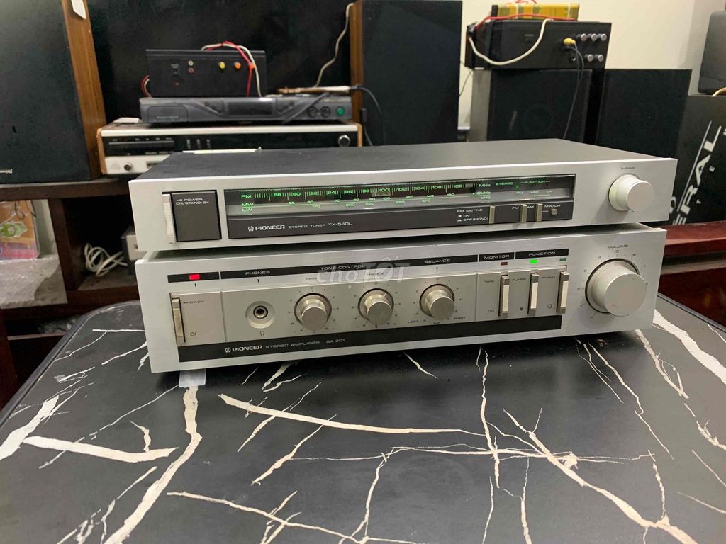 Bộ âm ly radio Pioneer SA-301 TX-540L Bạc Nhật Bản. Mua bán Tivi, Âm thanh tại Huyện Thường Tín Hà Nội được đăng bởi loa tivi hình 1