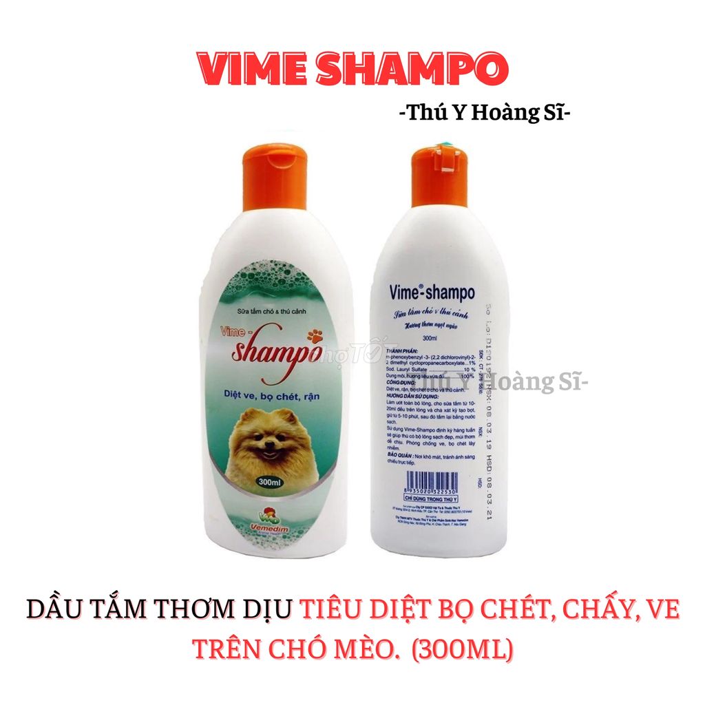 Dầu Tắm Thơm Dịu Tiêu Diệt Bọ Chét, Chấy, Ve