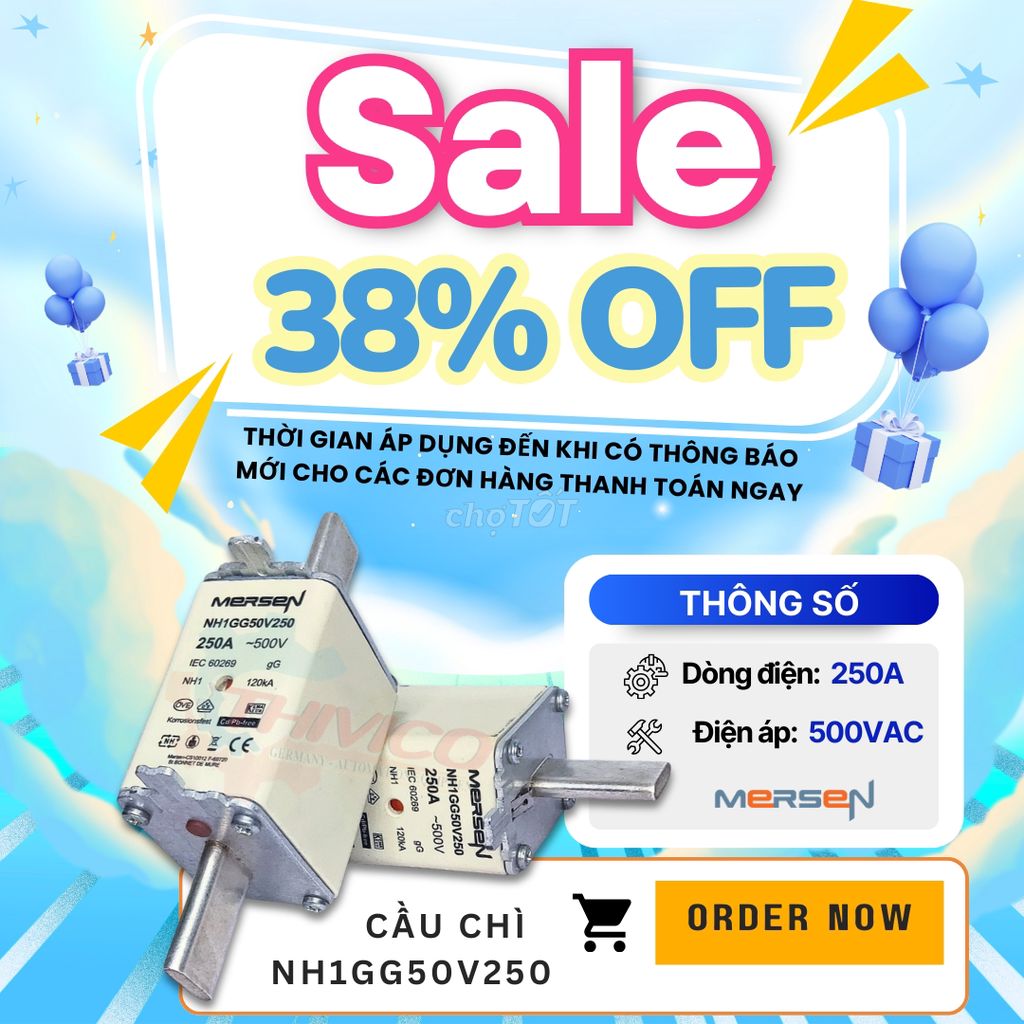 Cầu chì NH1GG50V250