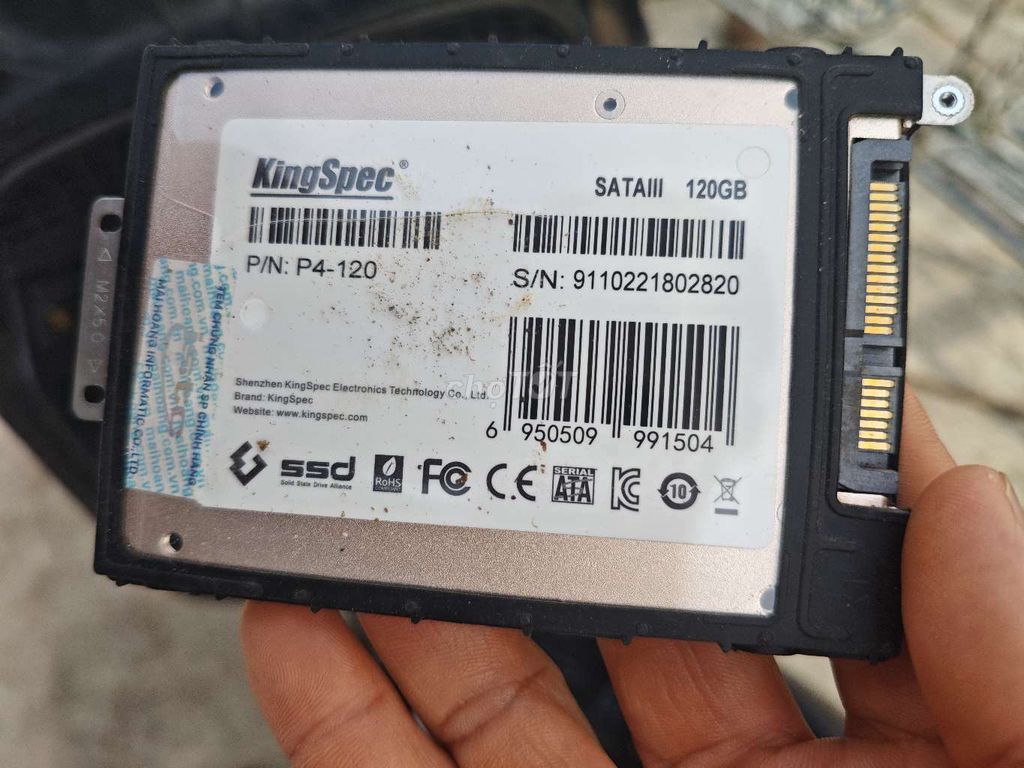 Ổ cứng SSD KingSpec P4-120 120GB. Mua bán Linh kiện (RAM, Card...) tại Huyện Phù Mỹ Bình Định được đăng bởi Hội Hihi hình 1