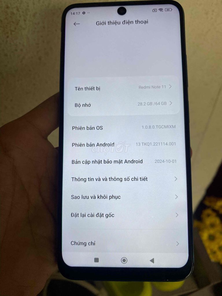 Redmi note 11 4gb/64gb. Mua bán Điện thoại tại Thành phố Thủ Đức Tp Hồ Chí Minh được đăng bởi Minh hình 2