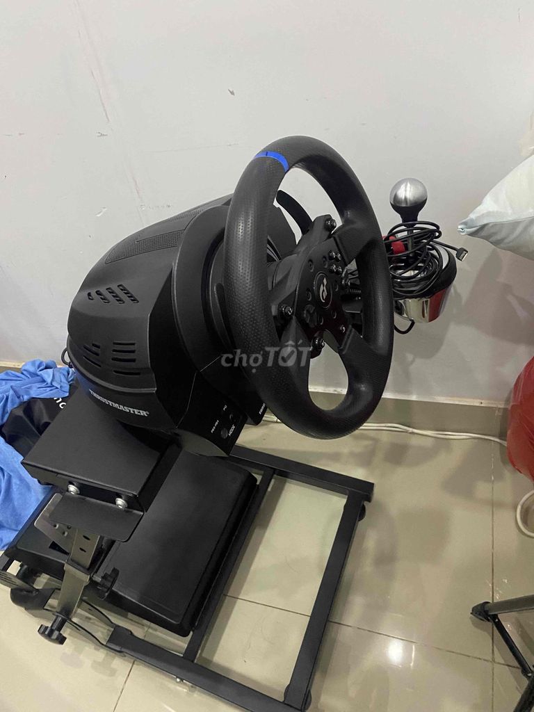 Bộ đua xe Thrustmaster T300RS + cần số + giá đỡ