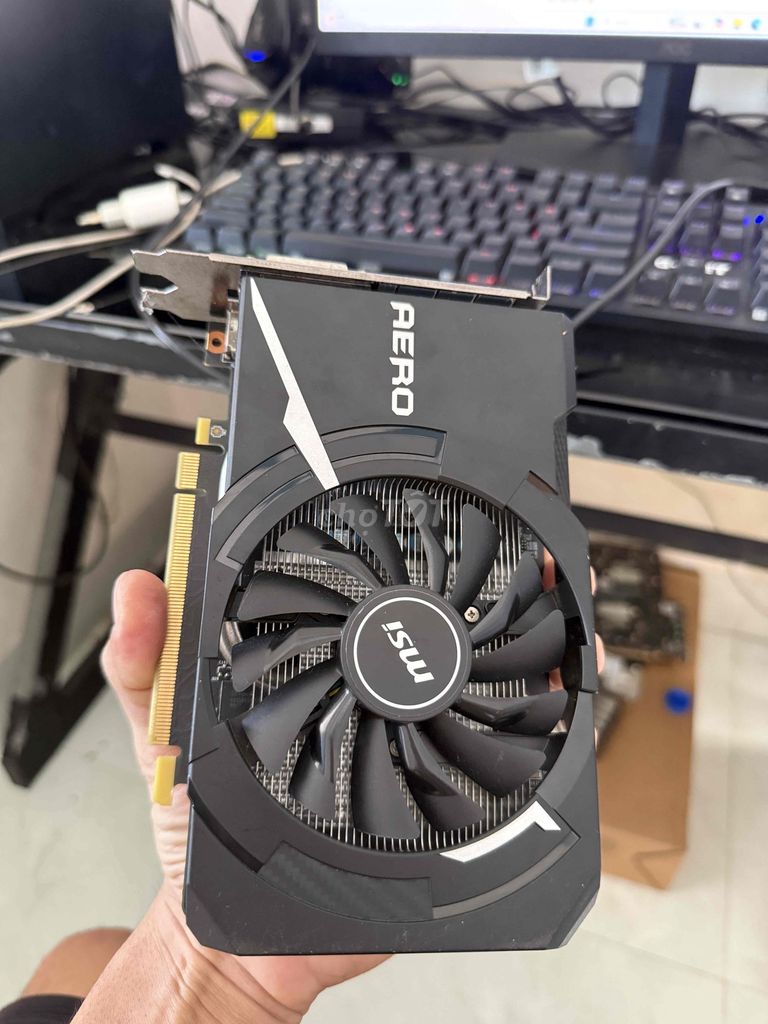 Card đồ họa MSI 1060 Aero 6GB Đen. Mua bán Linh kiện (RAM, Card...) tại Thành phố Tam Kỳ Quảng Nam được đăng bởi Thành Viên PC Gaming hình 1