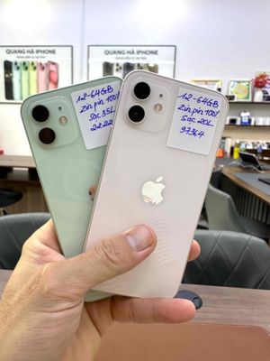iPhone 12 Xanh Lá 64GB - Pin 100. Mua bán Điện thoại tại Huyện Phú Giáo Bình Dương được đăng bởi Hà Vương Bửu