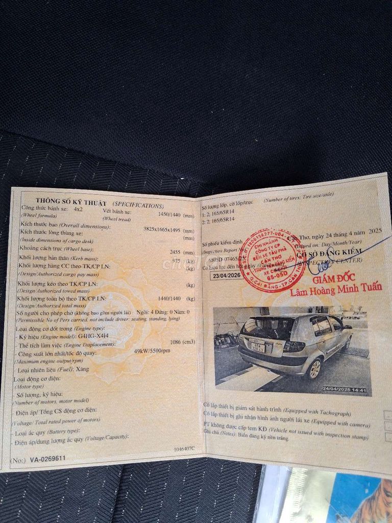 Chính chủ .Hyundai.2010 1.1 MT - 173000 km. Mua bán Ô tô tại Quận Ninh Kiều Cần Thơ được đăng bởi Nguyễn Tuấn  hình 10