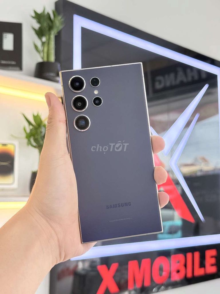 S24 ULTRA 12/512G TÍM PURPLE BỘ NHỚ KHỦNG ĐẸP KENG. Mua bán Điện thoại tại Huyện Trảng Bom Đồng Nai được đăng bởi X Mobile Trảng Bom hình 1