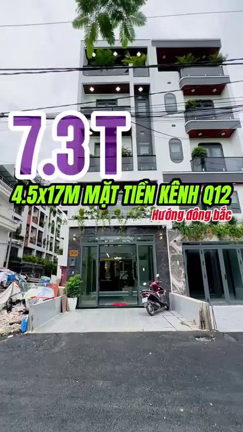 Bán Nhà Phố Mặt Tiền Kênh Lê Quang Hòa Full Nội Thất