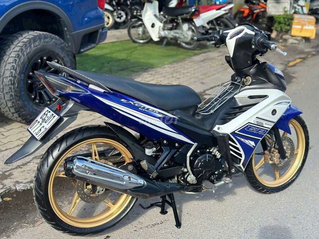 Yamaha Exciter 150 Xanh trắng. Mua bán Xe máy tại Quận Ninh Kiều Cần Thơ được đăng bởi CHXM Trung Trưc  hình 2