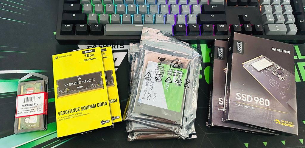 Thanh lý ram ,ssd hàng new chưa dùng. Mua bán Linh kiện (RAM, Card...) tại Thành phố Thủ Đức Tp Hồ Chí Minh được đăng bởi Trần Ba hình 1