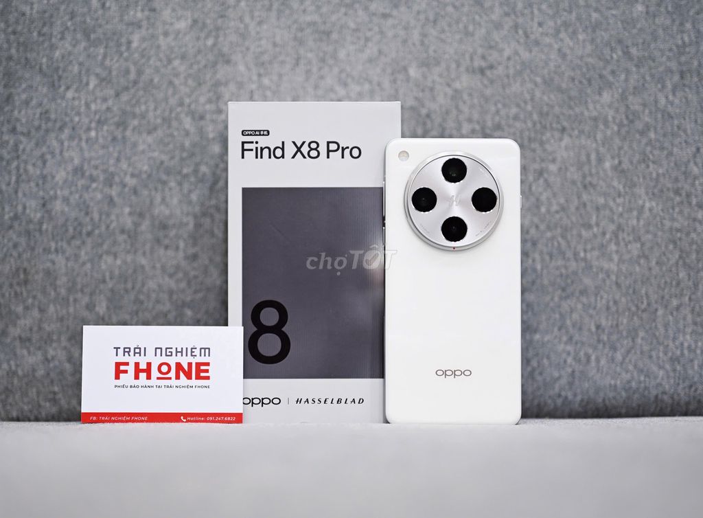 Oppo Find X8 Pro Trắng 12.256Gb Fullbox Keng Xtay