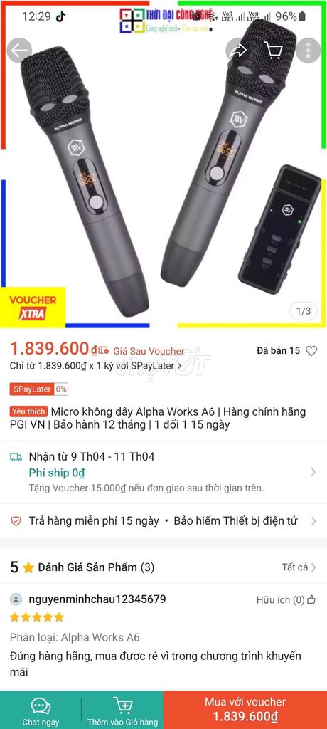 Micro Alpha Works A6 Xám. Mua bán Tivi, Âm thanh tại Thị xã Bến Cát Bình Dương được đăng bởi Dĩnh hình 1