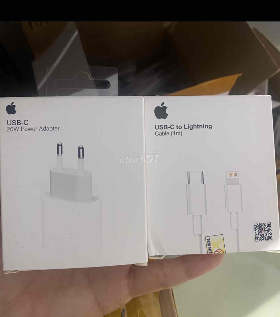 BỘ SẠC NHANH IPHONE 20w Bh 6 Tháng