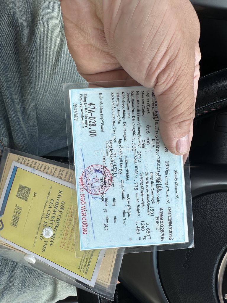 KIA Forte SXMT 2012 85000 km. Mua bán Ô tô tại Huyện Chư Sê Gia Lai được đăng bởi Tân quang hình 17