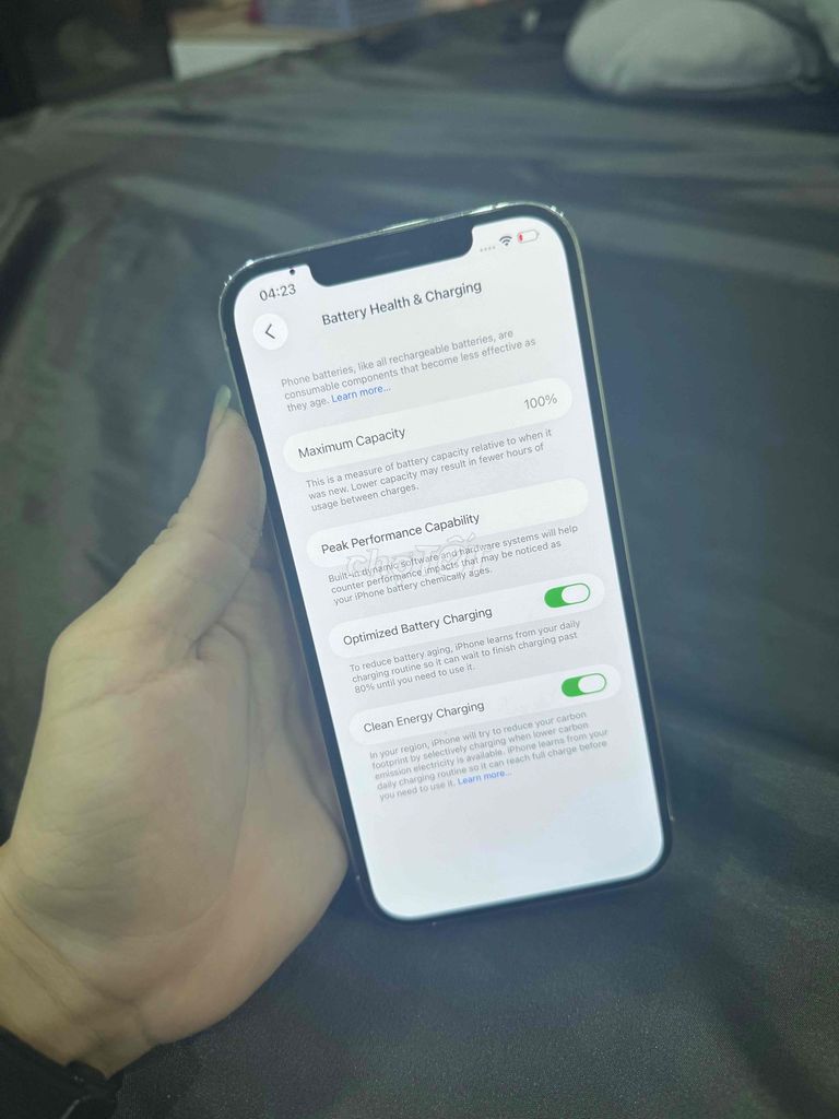 12prm màn mực nhỏ tý pin 100 246gb. Mua bán Điện thoại tại Quận 12 Tp Hồ Chí Minh được đăng bởi Sang Mobile hình 1
