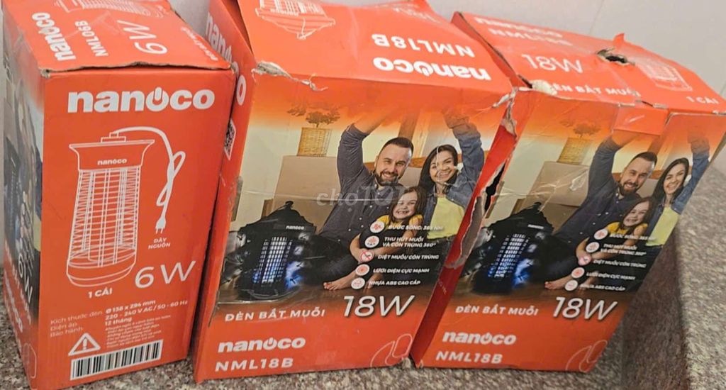 Đèn bắt muỗi Nanoco NMK18B Đen. Mua bán Đèn tại Quận Ninh Kiều Cần Thơ được đăng bởi SHOP THANH LY ĐỒ CƠ KHÍ CẦN THƠ hình 1