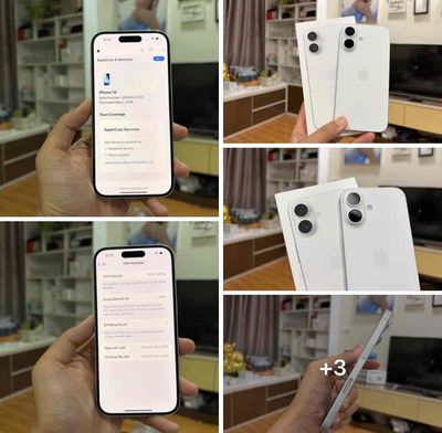 Apple iPhone 16 128GB Trắng Như mới FULLBOX 2026