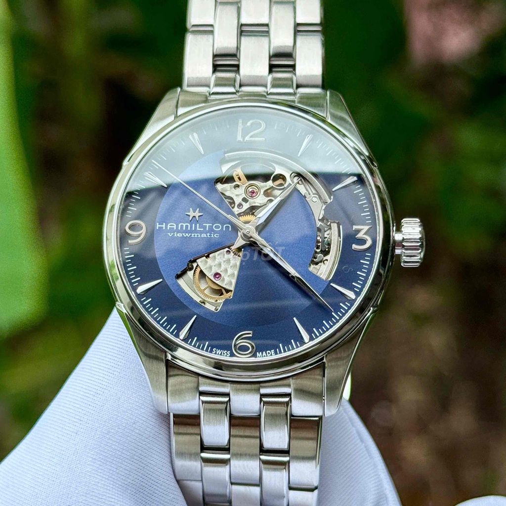 Đồng hồ Hamilton Jazzmaster Dial Xanh navy thuỵ si. Mua bán Đồng hồ tại Thành phố Hải Dương Hải Dương được đăng bởi Hảo watch Chính Hãng hình 1