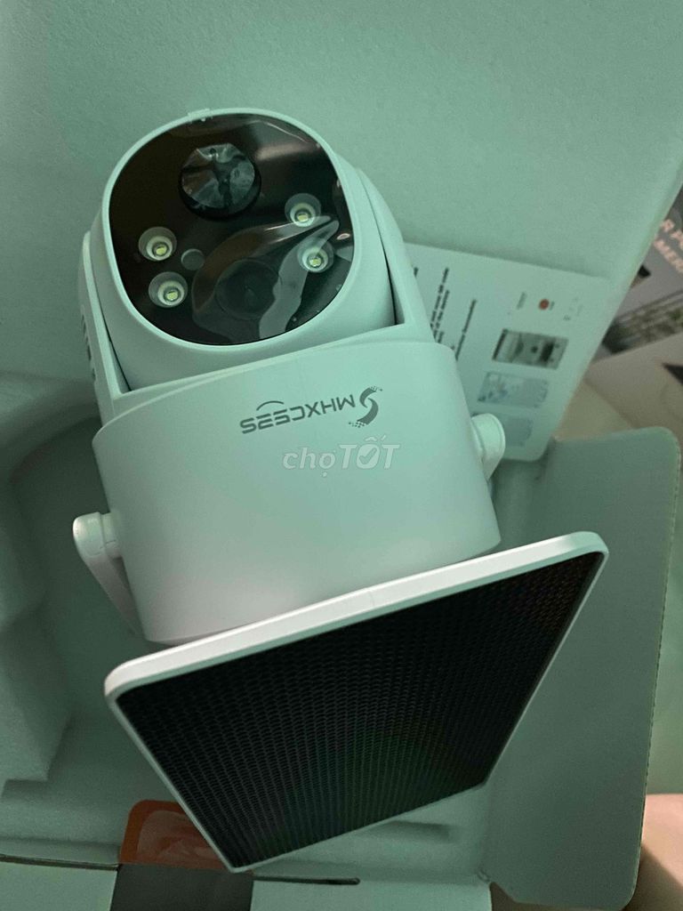 Camera an ninh màu Trắng đàm thoại 2 chiều. Mua bán Máy ảnh, Máy quay tại Thành phố Thuận An Bình Dương được đăng bởi Lê Ngân hình 1