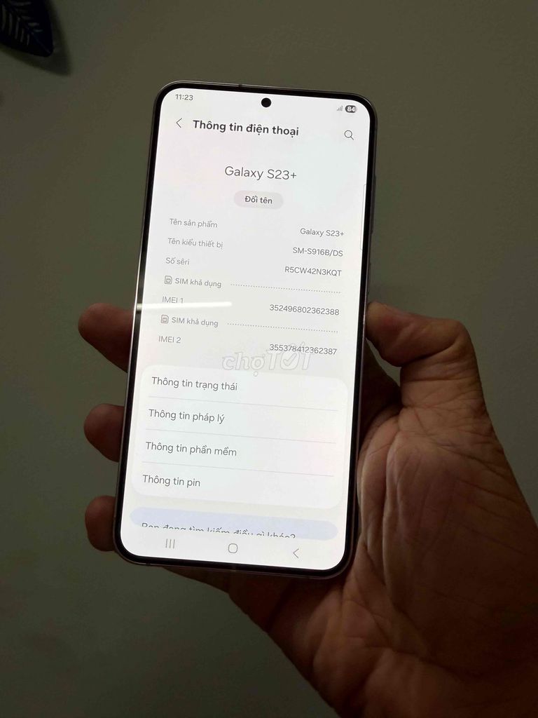 Samsung Galaxy S23+ 256GB Tím. Mua bán Điện thoại tại Quận Tân Bình Tp Hồ Chí Minh được đăng bởi Tran Minh Anh hình 1