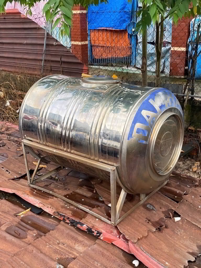 Bồn nước inox 500L nằm cũ . Mua bán Nội thất, đồ gia dụng khác tại Huyện Củ Chi Tp Hồ Chí Minh được đăng bởi Tổng Kho Bồn Nước hình 1