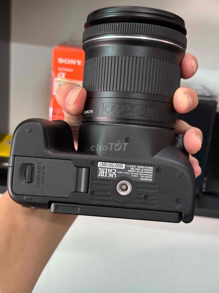 Máy ảnh Canon 200D Mark II Kit 10-18 STM Đen. Mua bán Máy ảnh, Máy quay tại Quận Thanh Khê Đà Nẵng được đăng bởi Lê Văn Thống hình 1
