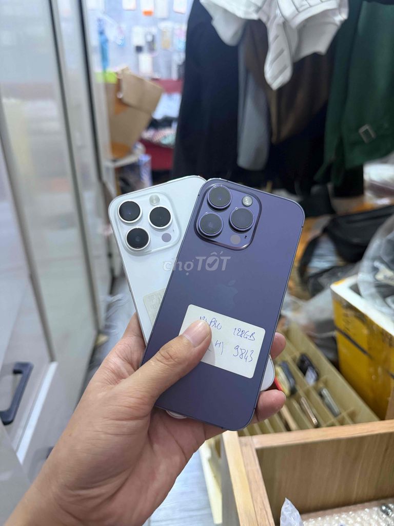 Apple iPhone 14 Pro 128GB Tím, Trắng 99,999%. Mua bán Điện thoại tại Quận Hải Châu Đà Nẵng được đăng bởi Hoàng Táo 273 Nguyễn Hoàng hình 1