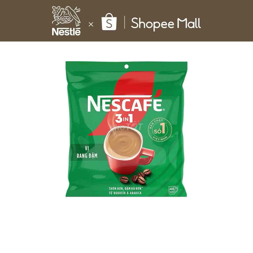 Nescafe Cà phê hòa tan Rang đậm 46 gói. Mua bán Đồ ăn, thực phẩm và các loại khác tại Quận 4 Tp Hồ Chí Minh được đăng bởi Khang Khang hình 1
