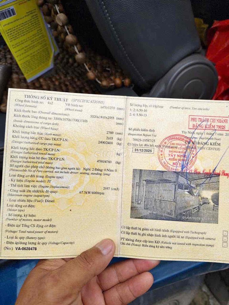 kia K165 2.4 tấn đời 2015. mui bạt . lạnh. Mua bán Xe tải, xe ben tại Huyện Bình Chánh Tp Hồ Chí Minh được đăng bởi BÃI XE THIÊN TRANG hình 7