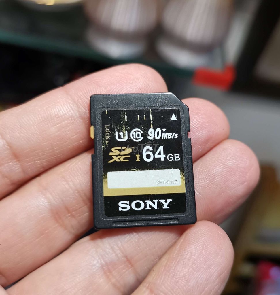 Thẻ nhớ SD Sony 64GB Class 10. Mua bán Phụ kiện (Màn hình, Chuột...) tại Quận Hai Bà Trưng Hà Nội được đăng bởi DUYKHANH5445 hình 1