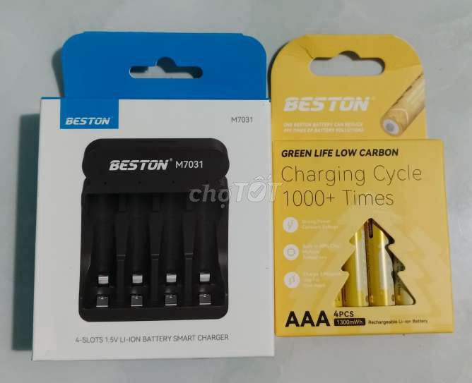 bộ Pin sạc lion 1.5v Beston AAA 1300mWh. Mua bán Phụ kiện (Màn hình, Chuột...) tại Thị xã Đông Hòa Phú Yên được đăng bởi Tuấn hình 1