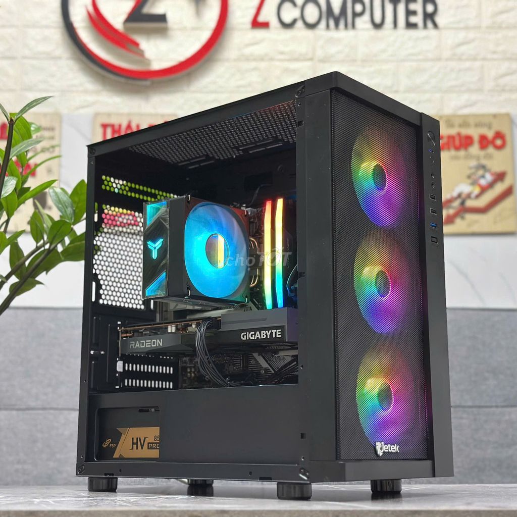 PC B650M/I5 12600K/32GB/500GB/RX6600/650W/TẢN/CASE