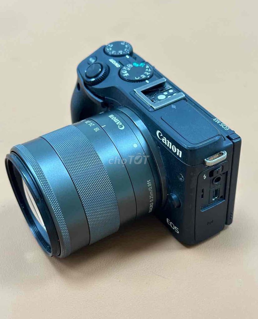 Máy ảnh Canon M3 kèm lens 18-55mm. Mua bán Máy ảnh, Máy quay tại Quận 5 Tp Hồ Chí Minh được đăng bởi Phan Thế Phong  hình 1