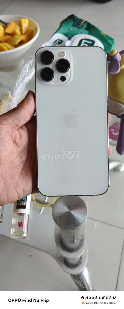 Iphone 13 pro max QT 256 zin đẹp 99 màn chưa fix