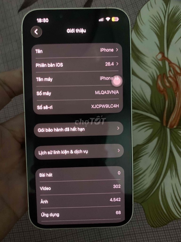Apple iPhone 13 256GB Trắng. Mua bán Điện thoại tại Huyện Tuy Phước Bình Định được đăng bởi Đình Nghĩa hình 1