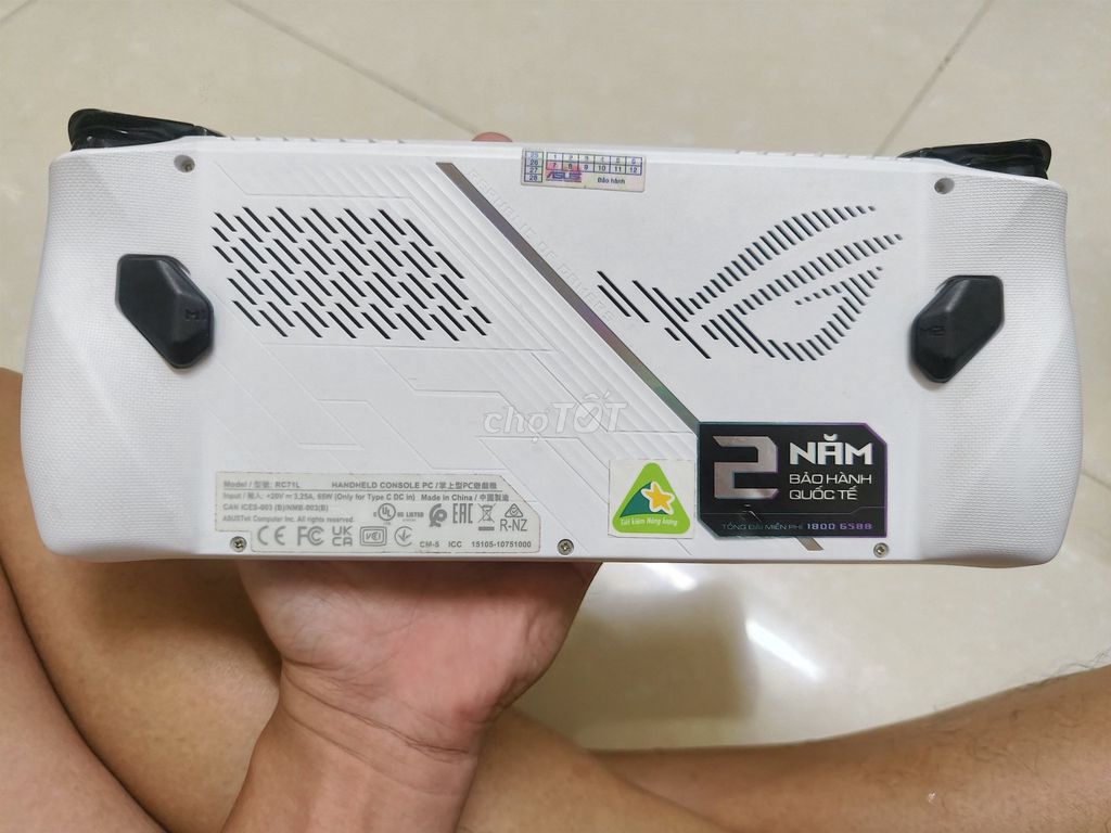 Máy chơi game Asus ROG Ally Z1 16GB/512GB. Mua bán Thiết bị chơi game tại Quận 11 Tp Hồ Chí Minh được đăng bởi Nguyên Thanh hình 1