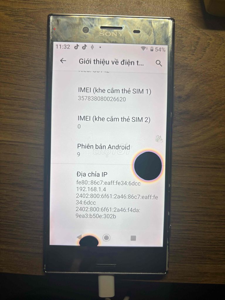 Sony Xperia Đen. Mua bán Điện thoại tại Quận Tân Bình Tp Hồ Chí Minh được đăng bởi Duy Hà hình 1