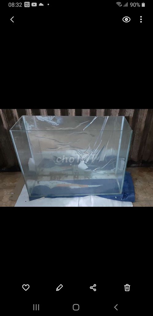 Hồ cá thủy sinh 60x30x60cm kính 7 ly mới. Mua bán Thú cưng khác tại Quận Tân Phú Tp Hồ Chí Minh được đăng bởi Lê Anh Tuấn hình 1