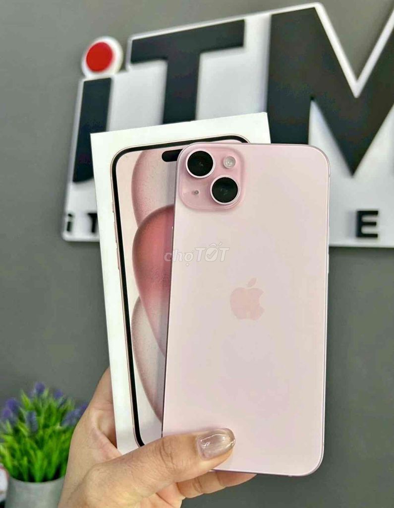 iPhone 15 Plus 128GB Hồng FULLBOX BH APPLE 08/2025. Mua bán Điện thoại tại Quận 10 Tp Hồ Chí Minh được đăng bởi iStockHCM hình 1