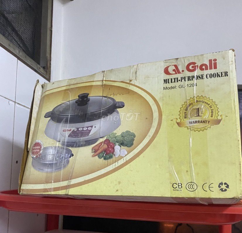 Nồi lẩu điện Gali GL-1204 đỏ. Mua bán Bếp, lò, đồ điện nhà bếp tại Quận 3 Tp Hồ Chí Minh được đăng bởi Ngọc hình 1